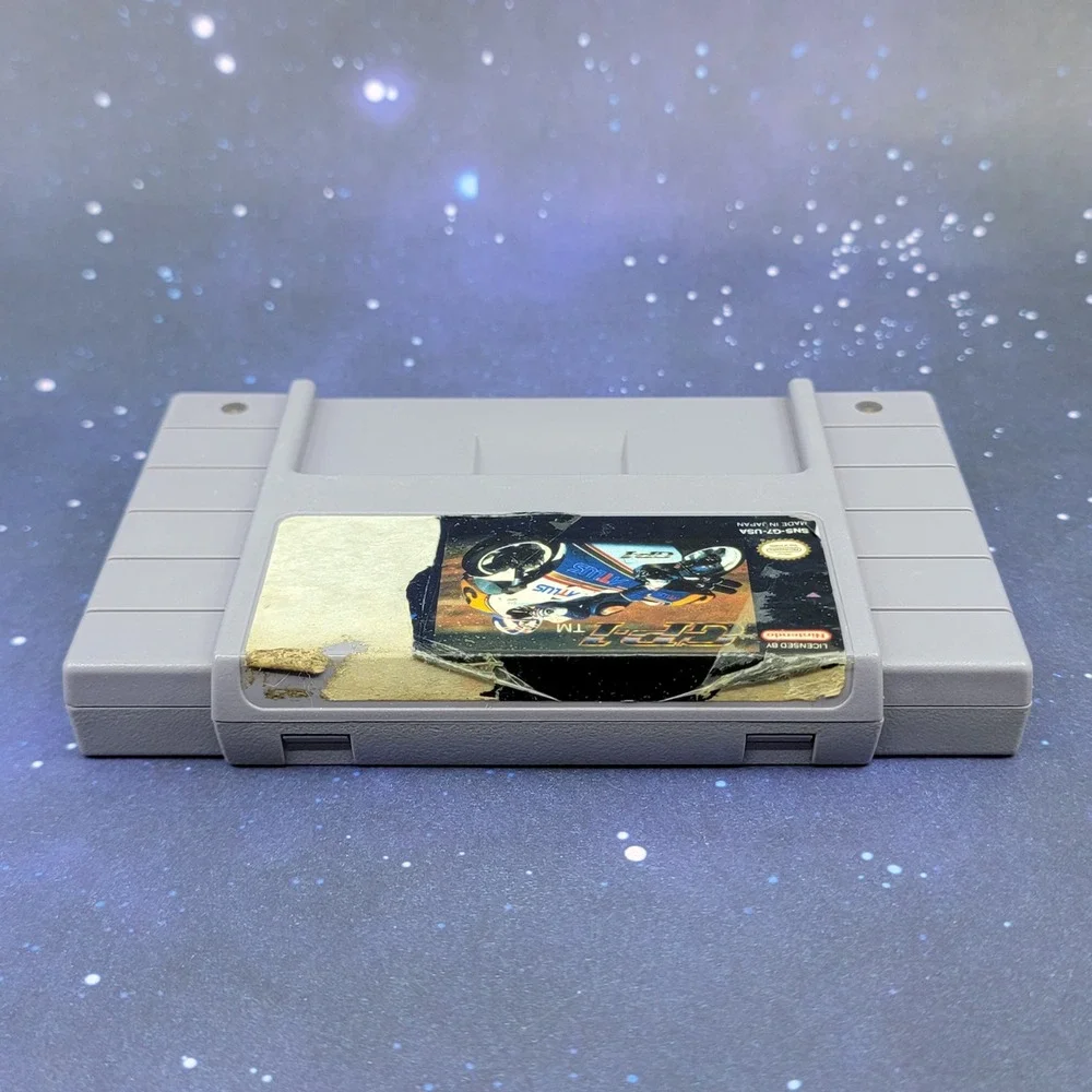 GP-1 Nintendo Super NES SNES 1993 Racing Game Cartridge SNS-G7-USA Atlus